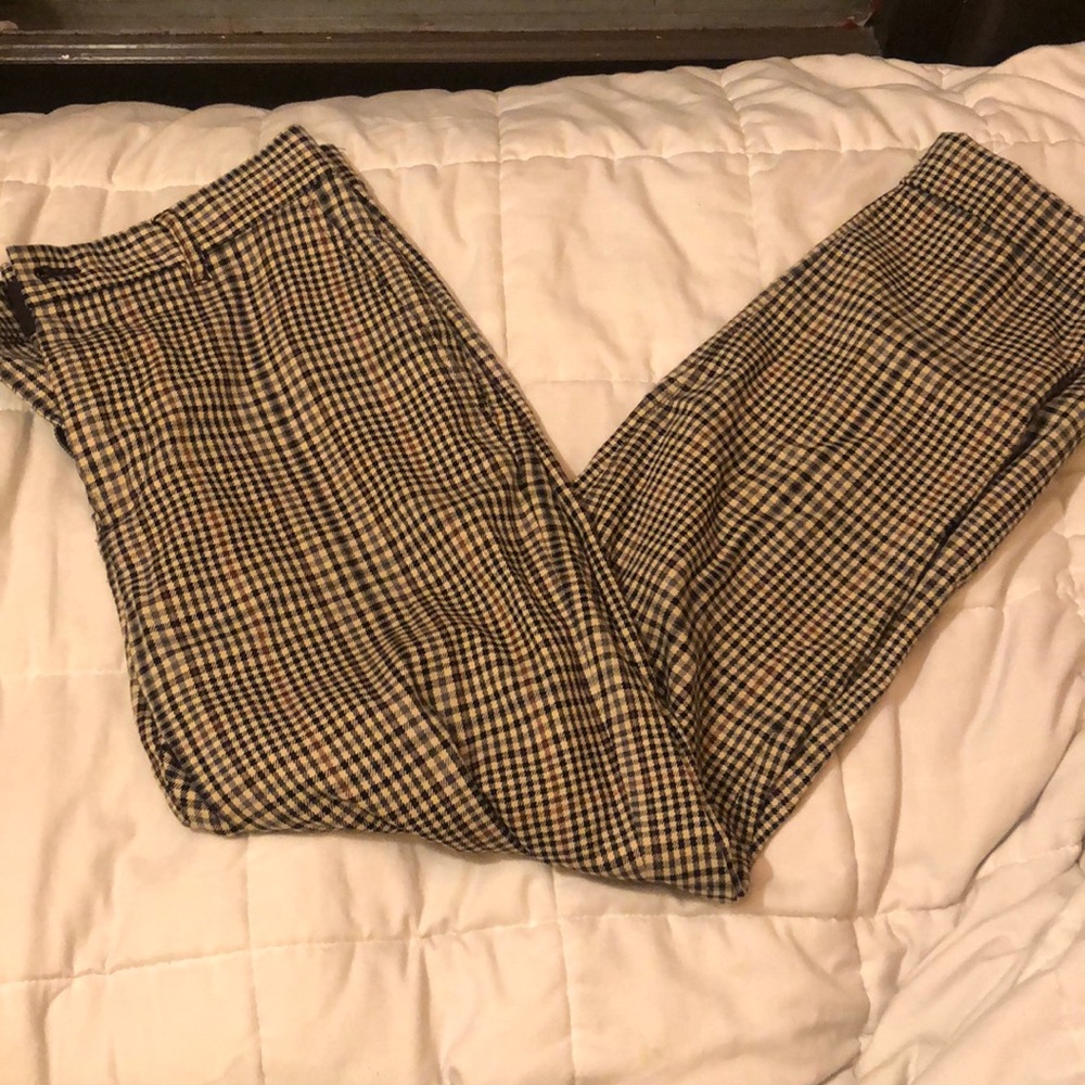 Zara checked pants
